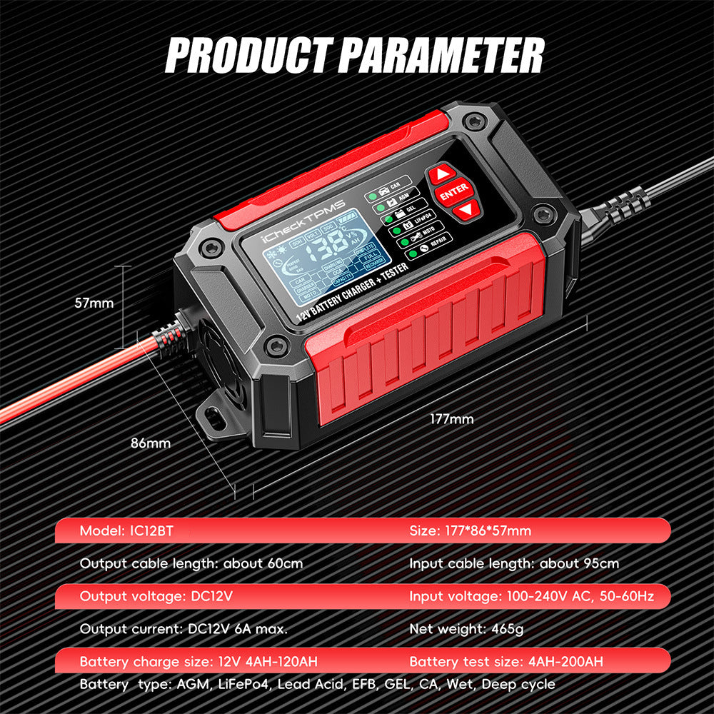 iCheck 12v Battery Charger/Tester