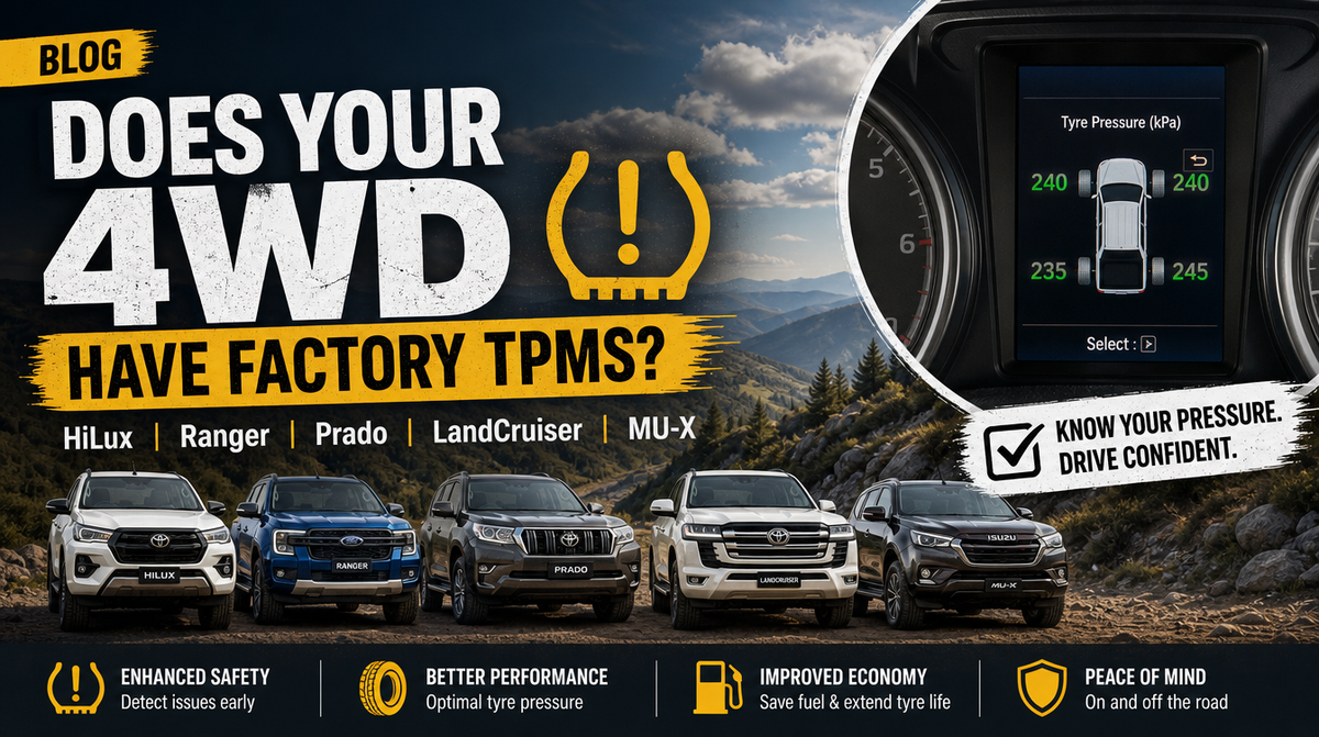Does Your 4WD Have Factory TPMS? HiLux, Ranger, Prado, LandCruiser and MU-X
