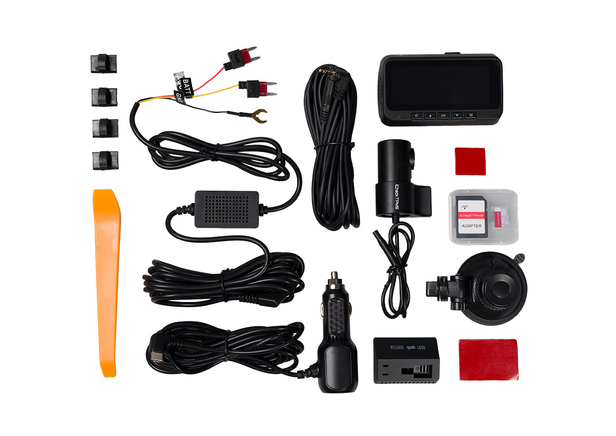 iCheck Ultra HD 4K + 1080P Dual Dash Camera ICDC4K