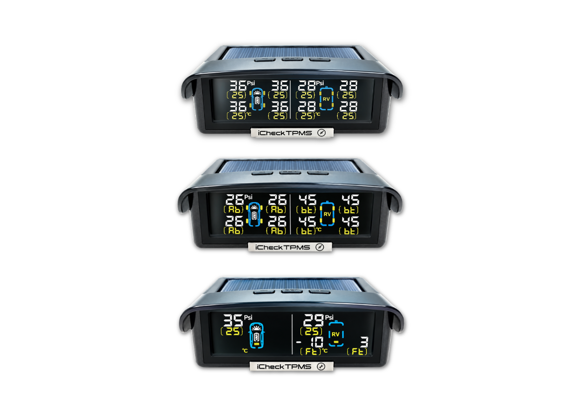 iCheck Tyre Pressure Monitoring System 8 Sensor Kit with App Control IC008A