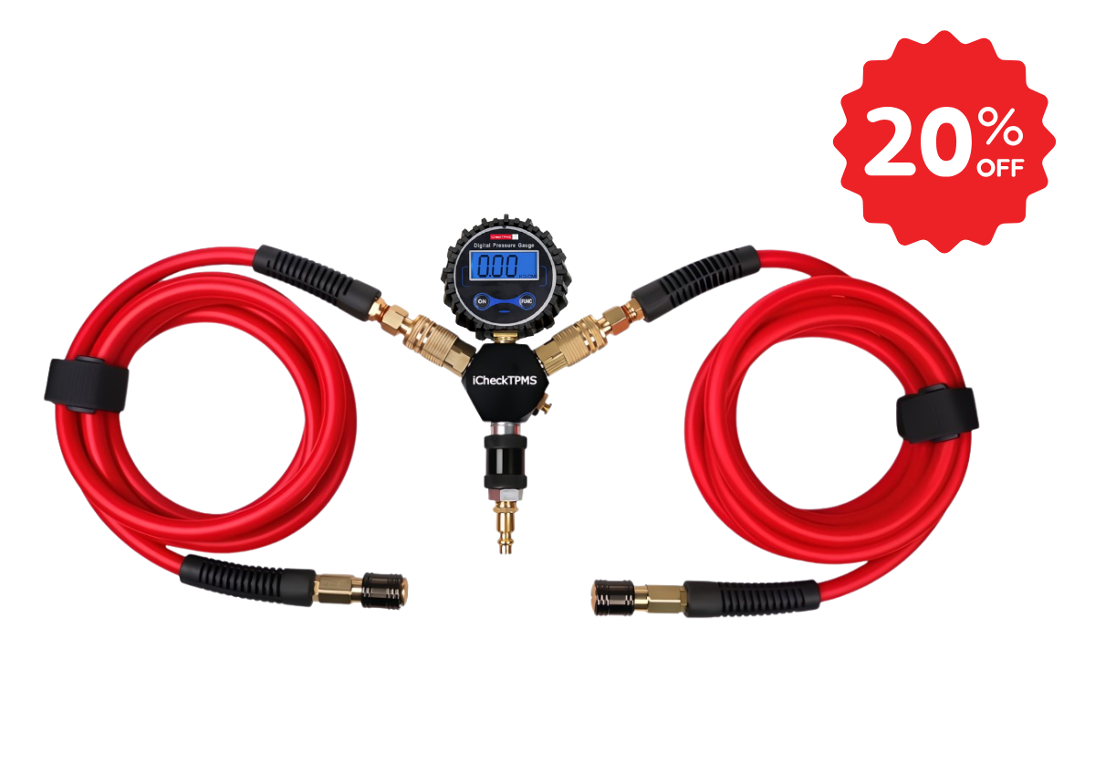 iCheckTPMS Twin Tyre Inflator/Deflator Kit MTDI2