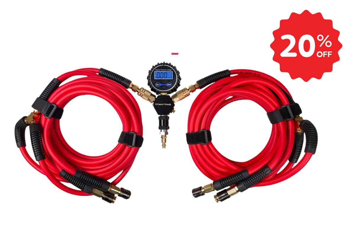 iCheckTPMS Quad Tyre Inflator/Deflator Kit MTDI4