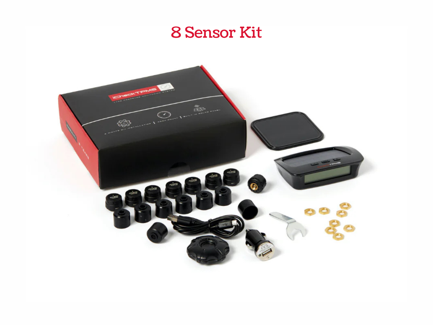 iCheck Tyre Pressure Monitoring System 8 Sensor Kit – IC008