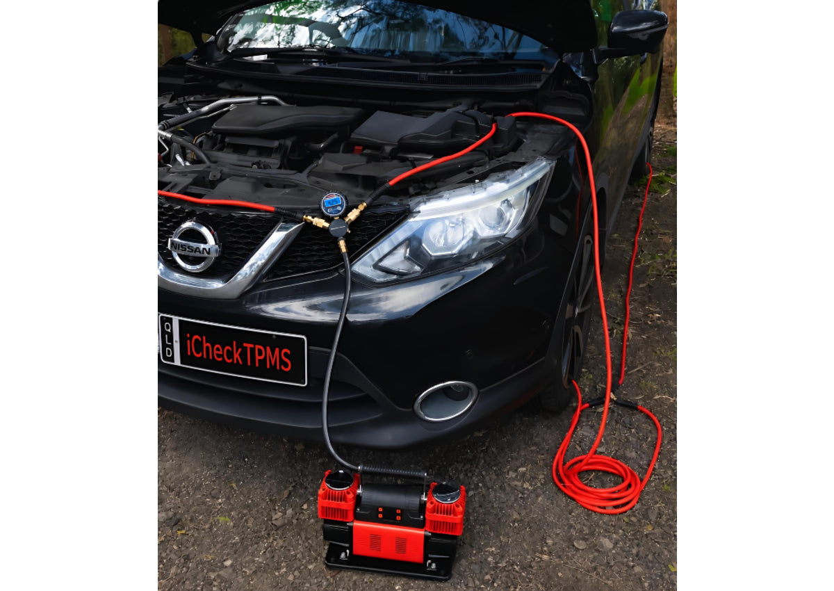 iCheckTPMS Twin Tyre Inflator/Deflator Kit MTDI2