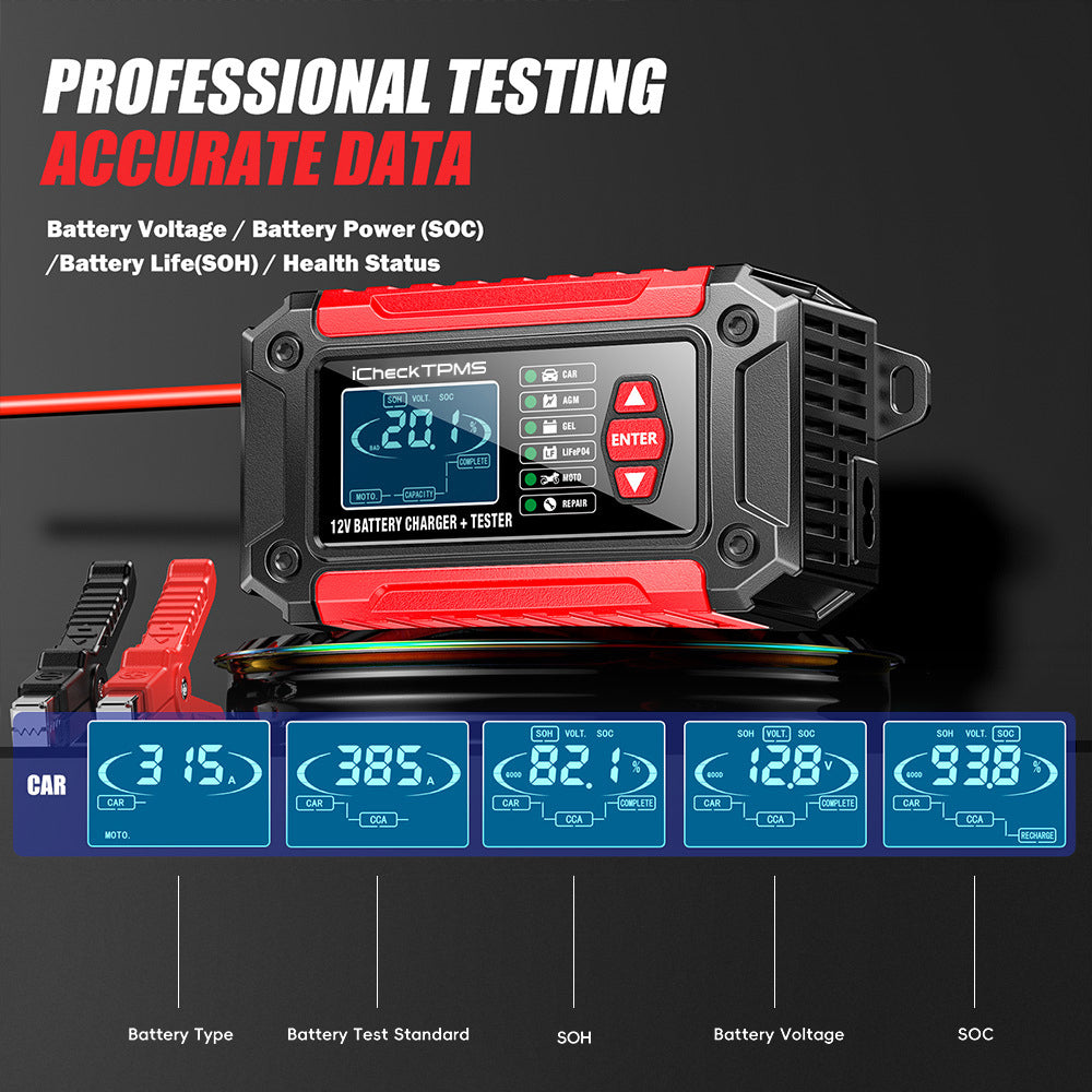 iCheck 12v Battery Charger/Tester