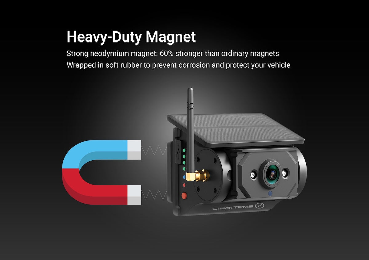 iCheck Pro Series Solar Wireless Reverse and RV Security Camera